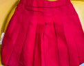 衣诺坊女童百褶短裙酒红带安全裤六一演出合唱服藏青色表演裙子女生裙子 实拍图
