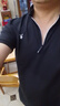 花花公子（PLAYBOY）短袖T恤男2025夏季冰丝男士立领休闲POLO衫高端上衣服 卡其 2XL 实拍图