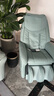 荣耀按摩椅家用小型电动按摩沙发老人礼物父亲节礼物5513U花瓣机芯+AI语音+蓝牙音乐 烟灰绿 实拍图