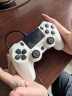京工智造 适用索尼ps4主机手柄无线蓝牙Pro游戏机精英电脑PC版Steam平台黑神话悟空地平线双人成行外设摇杆 【简约白】顶配2代芯片+超长续航+按键零延迟 支持原装PS4主机国行港美日版笔记本手机 实拍图