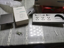 鸿雁嵌入式插座冰箱隐藏内凹型墙壁内嵌插座隐形86型五孔10A星空灰 实拍图