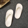 朴西人字拖女夹脚外穿凉拖鞋防水速干洗澡防滑耐磨休闲沙滩鞋情侣拖鞋 珍珠白 【立体防滑纹路】 36-37 实拍图