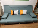 品上凯迪斯 现代简约多功能沙发床两用可折叠沙发床客厅沙发小户型懒人沙发 【新款猫抓皮】浅蓝 【炫彩乳胶款】升级1.8米长1.2米宽2扶手2腰枕 实拍图