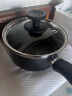 苏泊尔（SUPOR）奶锅不粘锅婴儿辅食锅雪平锅宝宝煮奶热奶小汤锅热牛奶锅 都市黑【蒸格+锅铲】 16cm 实拍图