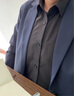 罗蒙西服男修身春秋商务青年小西服休闲单西外套正装职业装上衣西装 实拍图