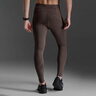2XU Light Speed系列健身裤男 MCS梯度压缩裤专业训练高弹速干紧身裤 咖啡色/咖啡色反光 M 实拍图