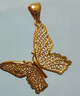 周大生【新年礼物】足金吊坠女黄金镂空蝴蝶吊坠足金计价金送女友 足金蝴蝶吊坠-【赠银链】 1.70g 实拍图