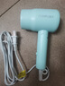 康夫电吹风机大学生宿舍小功率不跳闸可折叠旅行便携吹风筒电风吹恒温护发不伤发 KF-3135 马卡龙绿（1100W ）KF-3135 实拍图