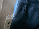 马登丹宁日系蓝色水洗牛仔宽松长裤休闲工装香蕉大码镰刀裤秋女 牛仔蓝 S 实拍图