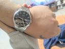 爱沃驰瑞士IW手表男机械表全自动进口机芯男士手表夜光防水男表七夕礼物 银黑钢带/进口机芯/定制刻字 实拍图