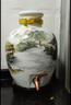 瓷小奴（CIXIAONU） 景德镇陶瓷酒坛酒瓶酒壶密封仿古酒坛酒具酿酒罐10斤20斤50斤 20斤山水金铜龙头 实拍图