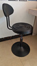新颜值主义吧台椅高脚凳酒吧椅子转椅升降椅家用圆凳子吧台椅靠背化妆凳 黑色矮款【升降范围39-54CM】 实拍图