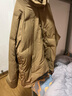 马登工装 美式休闲白鸭绒羽绒服户外防风面包服保暖外套男冬新年战袍 卡其色 3XL 实拍图