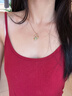 AIF十二生肖和田玉银项链女吊坠本命年轻奢生日礼物送女朋友送老婆 萌蛇项链【品牌礼盒】七仓发货 实拍图