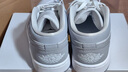 耐克（NIKE）【潮】Air Jordan aj1板鞋男女情侣新款低帮休闲运动篮球鞋休闲鞋 DC0774-105 烟灰白 男女同款 37.5 实拍图