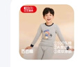 红豆儿童纯棉内衣套装男女童秋衣秋裤秋冬保暖低领棉毛衫M1239麻灰160 实拍图