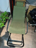 舒客艺家  网布摇椅阳台家用休闲躺椅大人客厅摇椅中式网红懒人可躺休闲椅 松柏绿-黑架【透气特斯林网布】 实拍图