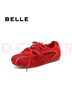 百丽（Belle）跳跳糖德训鞋2026春季新款舒适轻盈运动鞋休闲鞋B2432AM6预售 红色 38 (240mm) 实拍图