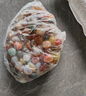大海边【12仓速发】 南京雨花石原石天然鹅卵石石头花盆鱼缸装饰彩色 精品圆形玛瑙1斤【1.0-1.5cm】 实拍图