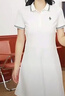 Teenie Weenie小熊休闲通勤气质收腰Polo白色连衣裙夏装连身裙女装裙子 象牙白 S (160) 实拍图