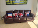 艾米莱奥 真皮沙发 美式乡村风格皮艺沙发 复古油蜡皮质四人位脚踏客厅组合简约个性家具休闲欧式真皮沙发 防污功能皮 四人位 实拍图