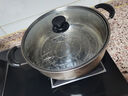 蒂洛克304不锈钢加厚火锅锅家用涮火锅盆锅具大容量燃气电磁炉专用汤锅 【304不锈钢】 30cm 正304不锈钢 实拍图