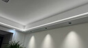雷士照明led线形灯双眼皮吊顶线型灯嵌入式灯带预埋线性灯槽客厅无主灯条 15批灰款 配雷士LED光源（白罩） 低压24V  暖白光 4000K 实拍图