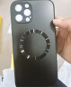 奶小鸭（NEYAA）【AG磨砂】适用苹果12pro手机壳 iphone12pro保护套磁吸充电超薄磨砂全包防摔男女款 宝石蓝 实拍图