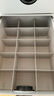 ecoco意可可内衣收纳盒家用衣柜内裤袜子贴身衣物抽屉式分隔整理盒三合一神器 三件套（内衣+内裤+袜子）浅灰色 实拍图