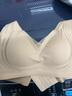 猫人内衣女士薄款无钢圈文胸大胸显小无痕聚拢防下垂运动性感胸罩咖L 实拍图