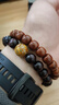 满木园故宫款 印度小叶紫檀手串 搭配大漆男士手链女单圈手串生日礼物 实拍图