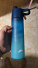 李宁运动喷雾水杯跑步健身专用吸管水壶户外骑行降温补水大容量学生杯 tritan材质-磨砂渐变雨后青 实拍图