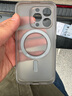 亿色（ESR）适用iPhone15pro手机壳苹果15pro保护套磁吸超薄硅胶镜头全包透明防摔气囊软壳男女款磨砂半透灰 实拍图