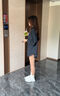 小野和子防晒衬衫2025夏季新款冰丝防晒衣高级时尚防晒服夏季轻薄款外套 【轻薄抗皱】曜石黑 S （162-168cm，95-120斤） 实拍图