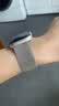 KMaxAI适用Apple Watch S12/11米兰尼斯表带 苹果手表SE3不锈钢磁吸手表带iwatch s10金属编织表链 星光 实拍图