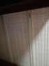 新中式竹编屏风入户门可移动折叠遮挡风水帘隔断墙客厅现代办公室 （加粗加厚 升级樟子松）送2种底座 矮款1.5米高40厘米宽一扇(3扇起拍) 实拍图