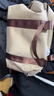 爱华仕城市旅行系列女士大容量行李包袋手提包斜挎健身包商务出差奶咖色 实拍图