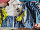 G.DUCKKIDS童装男童秋装套装儿童服装春秋季运动套装中大童风衣外套男孩衣服 绿色两件套gqeaeaa 120 尺码5~6岁【110-120cm】 实拍图