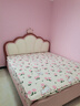 阿斯凯宁广东佛山儿童女孩床梦幻少女皇冠公主床奶油风1.5m男孩皮实木床 床+20cm针织护脊椰棕床垫 1.8x2m 实木框架床 实拍图