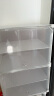 蔻丝（ColesHome）鞋柜家用门口进门一体靠墙极窄小鞋架子简易多层宿舍租房门外走廊 【精选 餸雨伞挂钩】1列4层-白色 实拍图