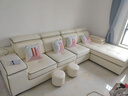 卓芝布艺沙发猫爪科技布防水免洗耐磨高端北欧简约中小户型客厅家具 5人位+贵妃榻(总长3.85米) 免洗猫爪布（乳胶款） 实拍图