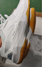 李宁（LI-NING）羽毛球鞋男女同款减震耐磨训练鞋白/浅松绿AYTT001-2 白/绿 39 实拍图