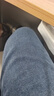 啄木鸟牛仔裤男夏季薄款宽松修身裤子男士弹力休闲裤蓝色直筒长裤 JN-9018-12蓝黑色 32 实拍图