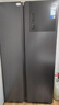 美的（Midea）605升/607升冰箱双开门对开门冰箱 一级能效双变频大容量风冷无霜智能家用电冰箱 国家补贴20% BCD-605WKPZM(E) 浮光灰 实拍图