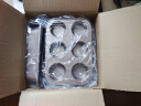 拜杰烘焙工具 蛋糕模具全套披萨盘吐司模具马芬蛋糕烤箱模具金色5件套 实拍图