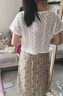 麦娅洛披肩夏季配吊带裙气质女短袖针织开衫薄款上衣搭子的外搭罩衫小外 蛇花 均码 实拍图