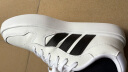 阿迪达斯 （adidas）男鞋板鞋 25夏季新款运动鞋透气轻便白色休闲鞋低帮鞋子男 小白鞋/皮面易打理/透气主推/晒图退10 41 实拍图
