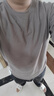 罗蒙（ROMON）长袖T恤男士圆领卫衣男春季打底衫休闲上衣男装 咖啡色 XL  实拍图