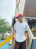 真维斯（Jeanswest）速干t恤男夏季防晒冰丝网眼短袖男透气凉感宽松跑步运动体恤上衣 【冰丝防晒】冰川蓝(纯色) L (175) (收藏加购优先发) 实拍图