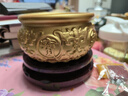 纳知轩聚宝盆纯黄铜风水摆件八方来财大号铜盆铜制招聚财开业客厅办公室 13cm肚径【红布包裹+送五帝钱+琉璃元宝】 实拍图